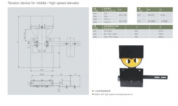 Tension device for middle / high speed r-CHZJZ116-27